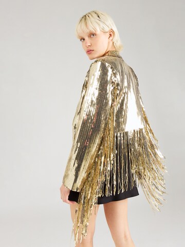 Nasty Gal Blazer in Gold