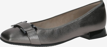 CAPRICE Ballet Flats in Grey: front