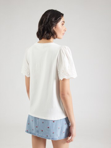 VILA T-shirt i vit