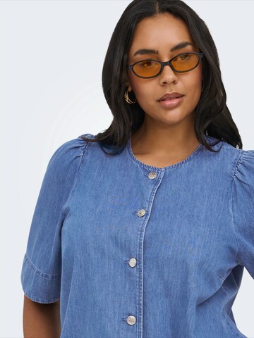 Camicia da donna 'CARASTRA' di ONLY Carmakoma in blu