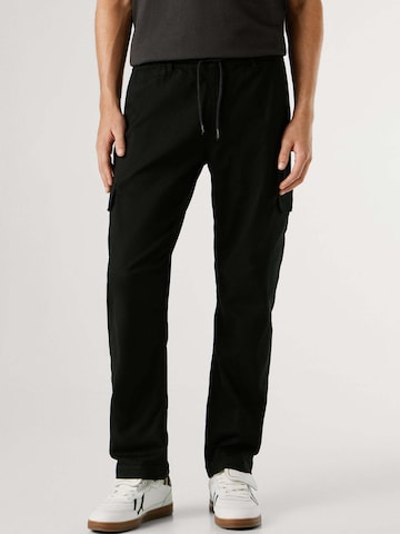 Regular Pantalon cargo ' GYMDIGO' Pepe Jeans en noir : devant