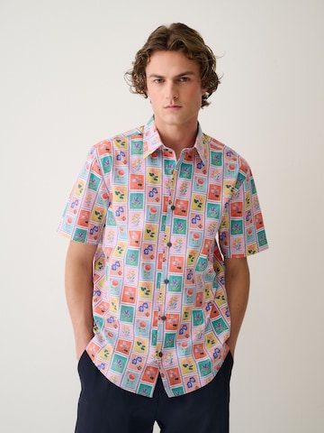 Coupe regular Chemise Next en mélange de couleurs : devant