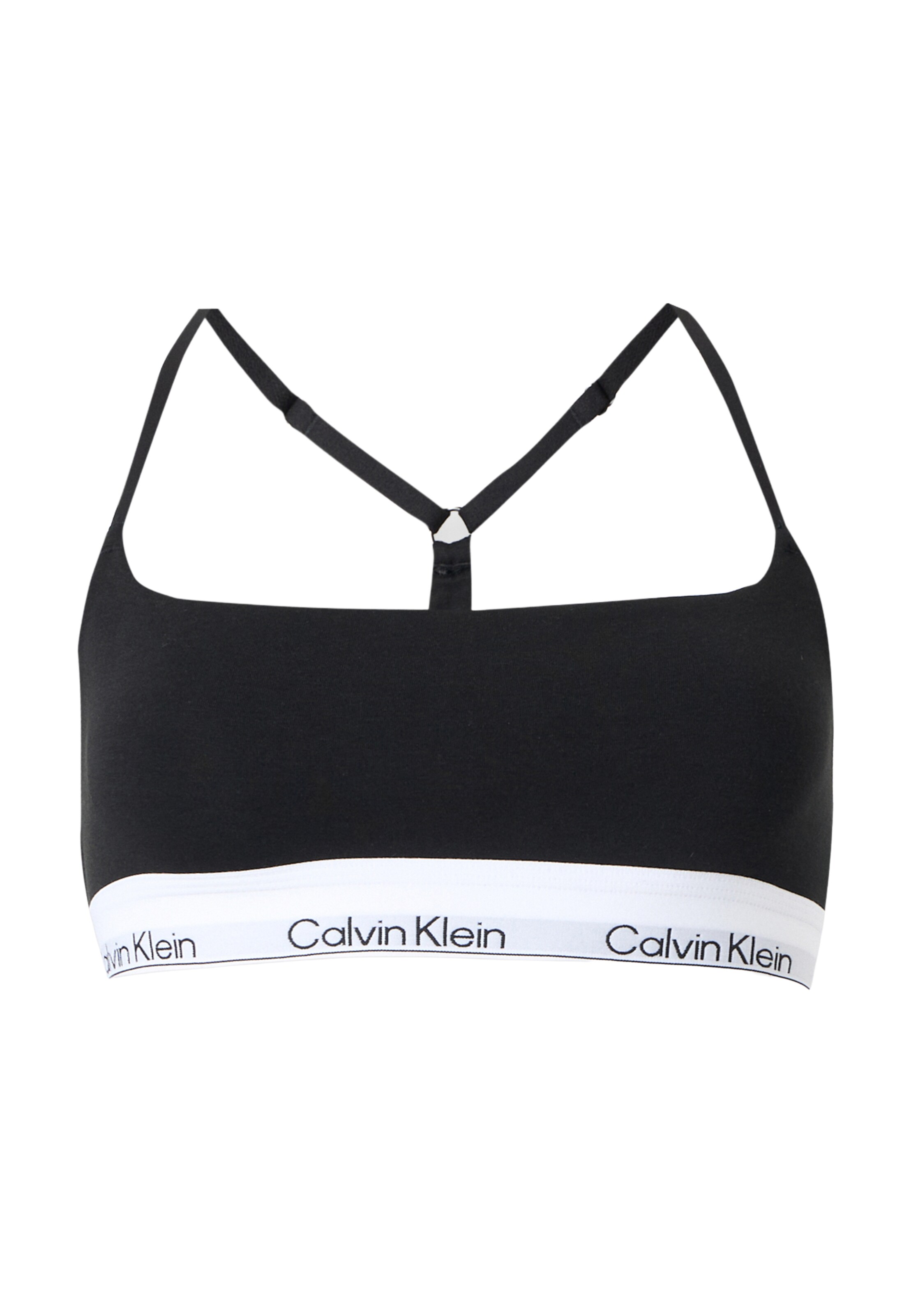 Calvin Klein UnderwearBustier Grudnjak - crna boja: prednji dio