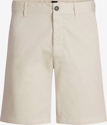 BOSS Chino Pants in Beige: front