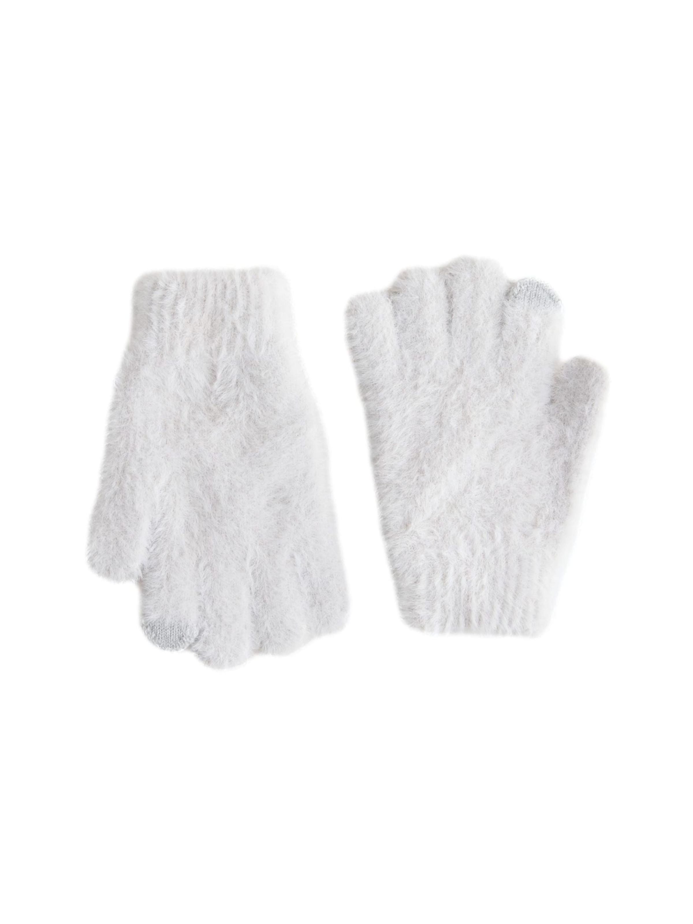 Next Gloves in White: front