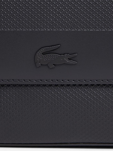 LACOSTE Crossbody bag 'Lacoste Sacoches messenger Chantaco cuir Noir' in Black