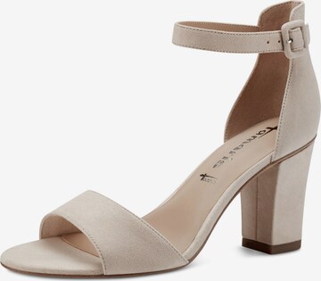 TAMARIS Sandale in Beige: predná strana