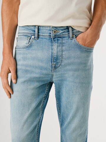 Pepe Jeans - Skinny Calças de ganga 'Finsbury' em azul