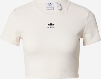 ADIDAS ORIGINALS Μπλουζάκι 'Essentials' σε μαύρο / φυσικό λευκό, Άποψη προϊόντος