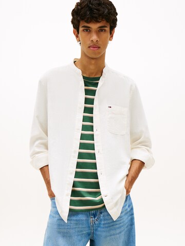 Regular fit Cămașă de la Tommy Jeans pe alb: față