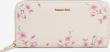 Portamonete 'Pomelo Best Portemonnaie Damen mit Blumenprint' di Pomelo Best in beige: frontale