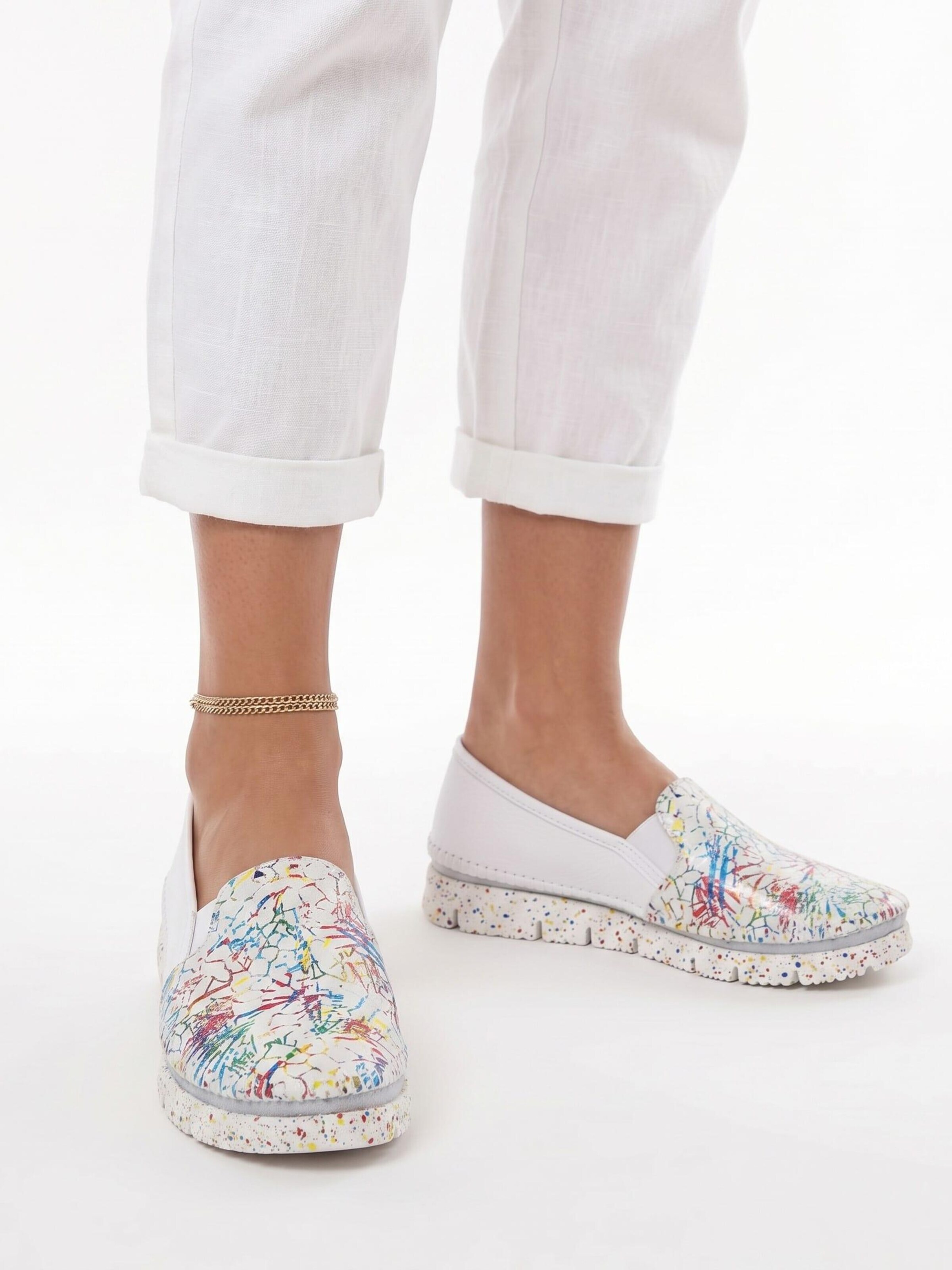 Maciejka Slipper '3512W-32/00-5'‌‌‌‌‌ in Weiß: Vorderseite