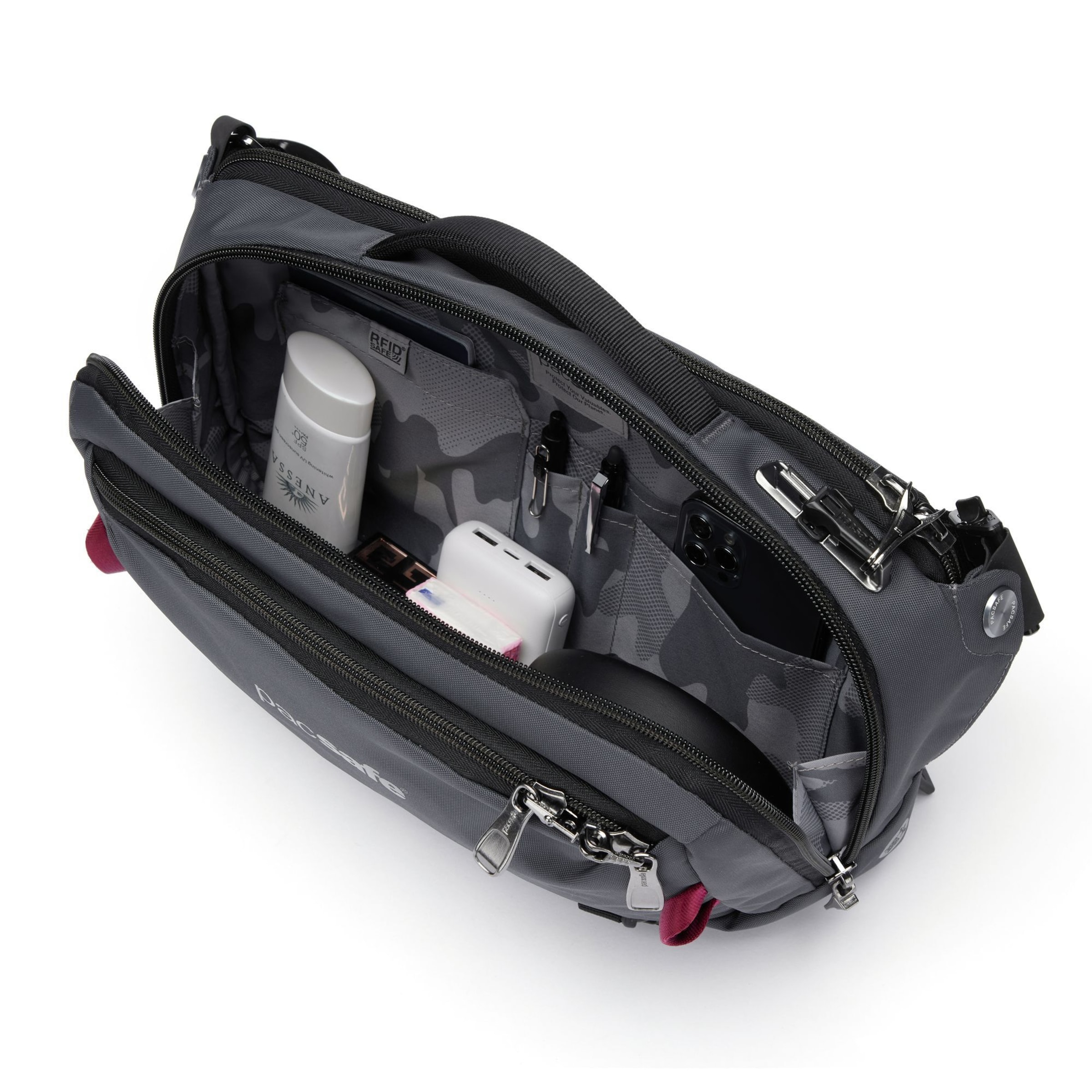 Marsupio di Pacsafe in grigio