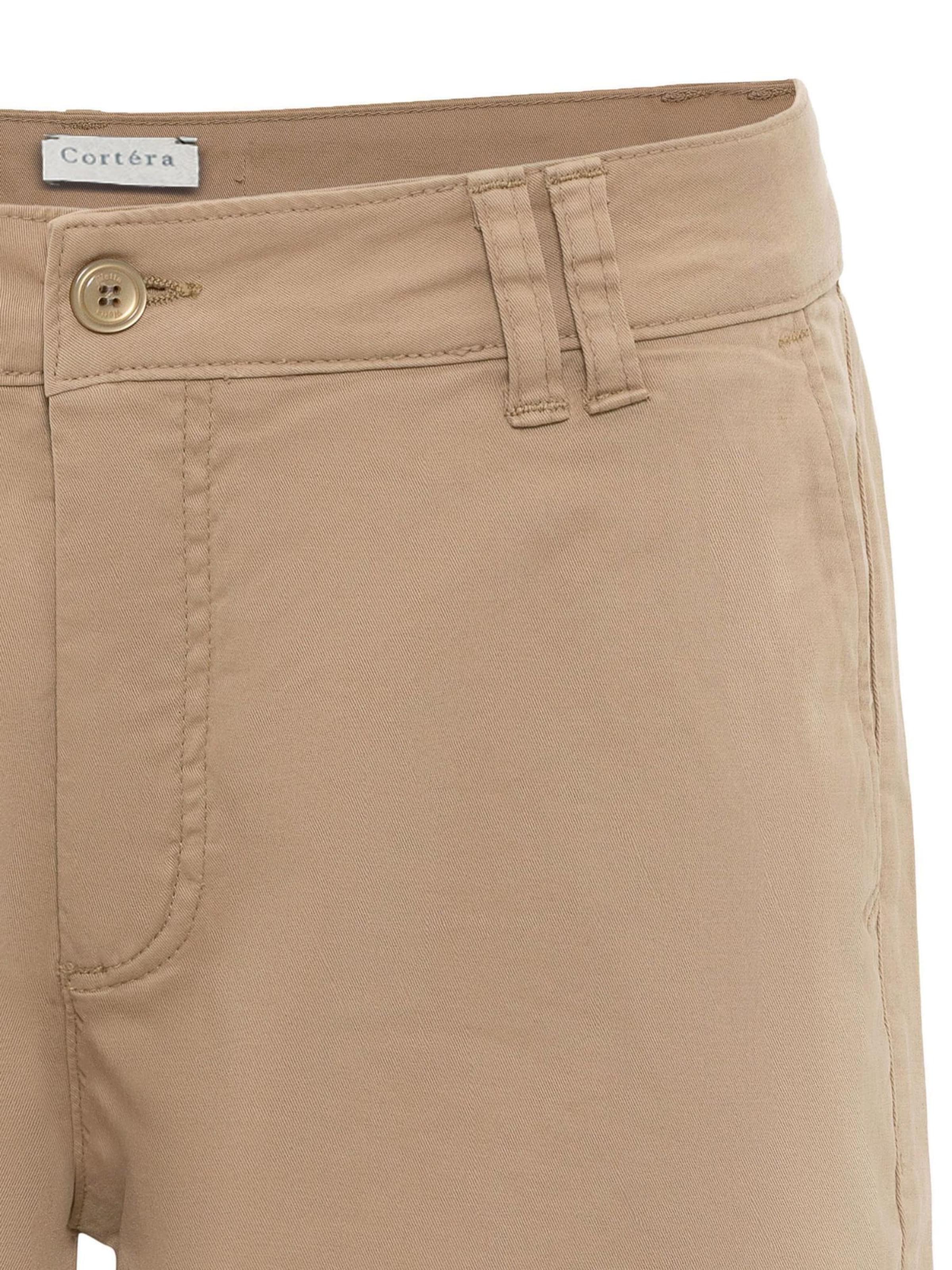 Regular Pantalon Cortera en vert