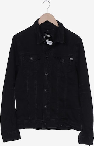 TOM TAILOR DENIM Jacke M in Schwarz: predná strana