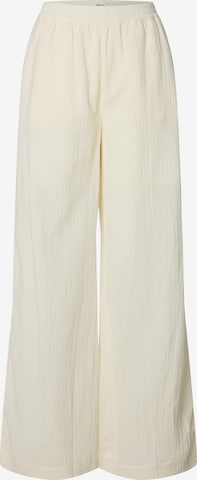 SELECTED Wide Leg Bukser i hvid: forside