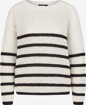 MARC AUREL Oversized Sweater in White: front