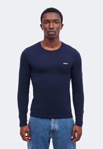 T-Shirt 'Classic' BOSS en bleu : devant