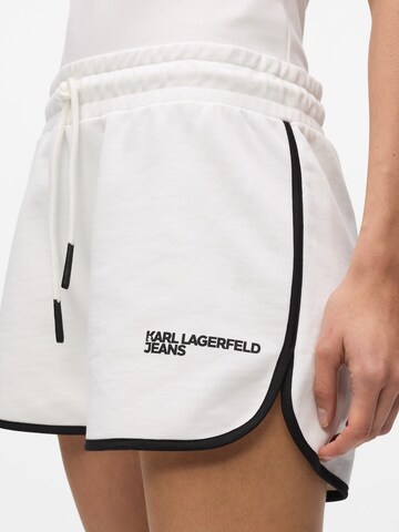 KARL LAGERFELD JEANS - regular Pantalón en blanco