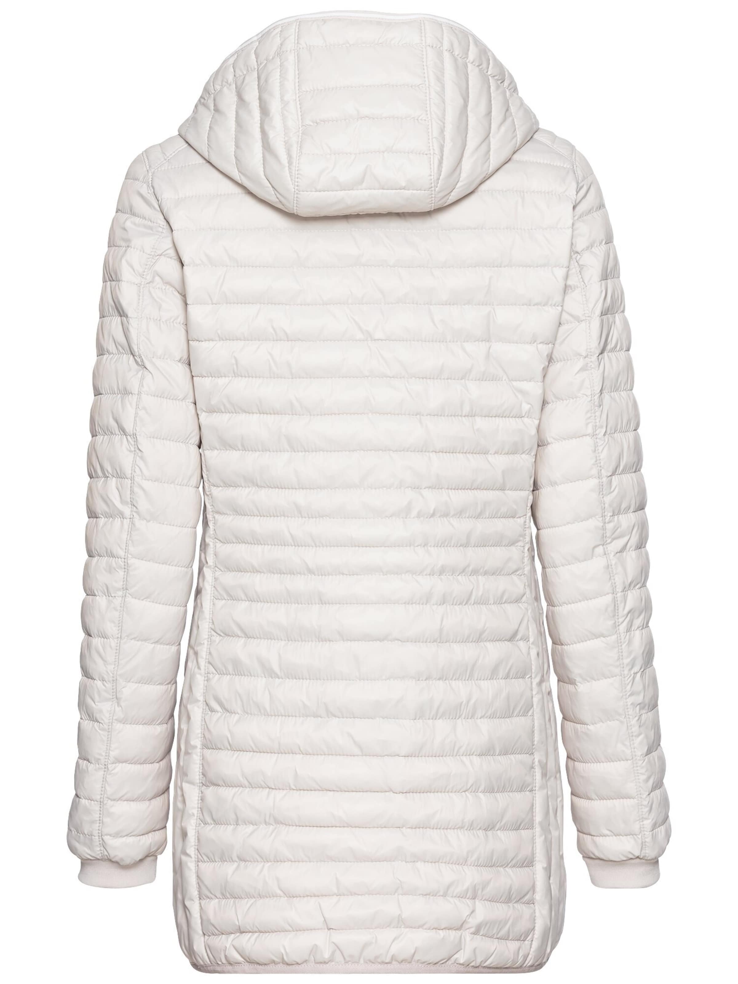 CAMEL ACTIVE Steppjacke mit abnehmbarer  Kapuze in Weiß