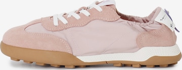 Sneaker bassa di CAFè NOIR in rosa: frontale