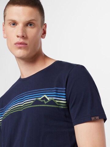 Ragwear Shirt 'HAKE' in Blue