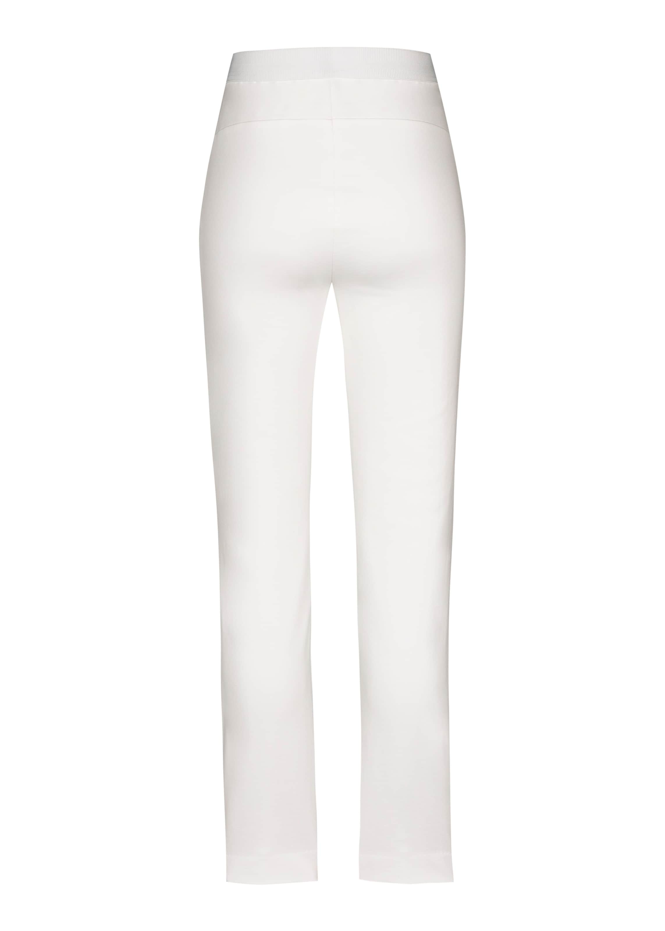 STEHMANN Slimfit Hose in Weiß