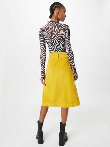 UNITED COLORS OF BENETTON Skirt in Yellow