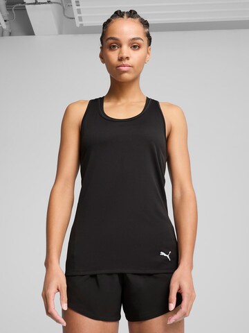 PUMA - Top deportivo 'Tad Essentials' en negro: frente