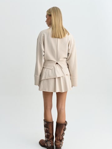 FEMSSY Sukně 'AURA SKIRT GREY' – béžová