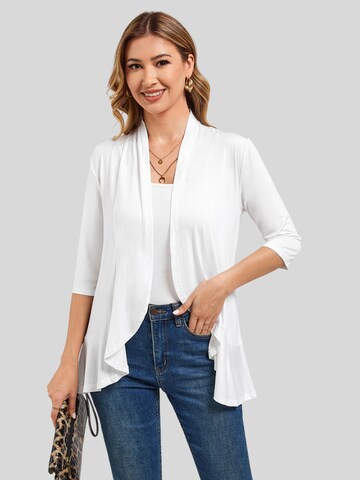 LapaPlus Strickjacke in Weiß