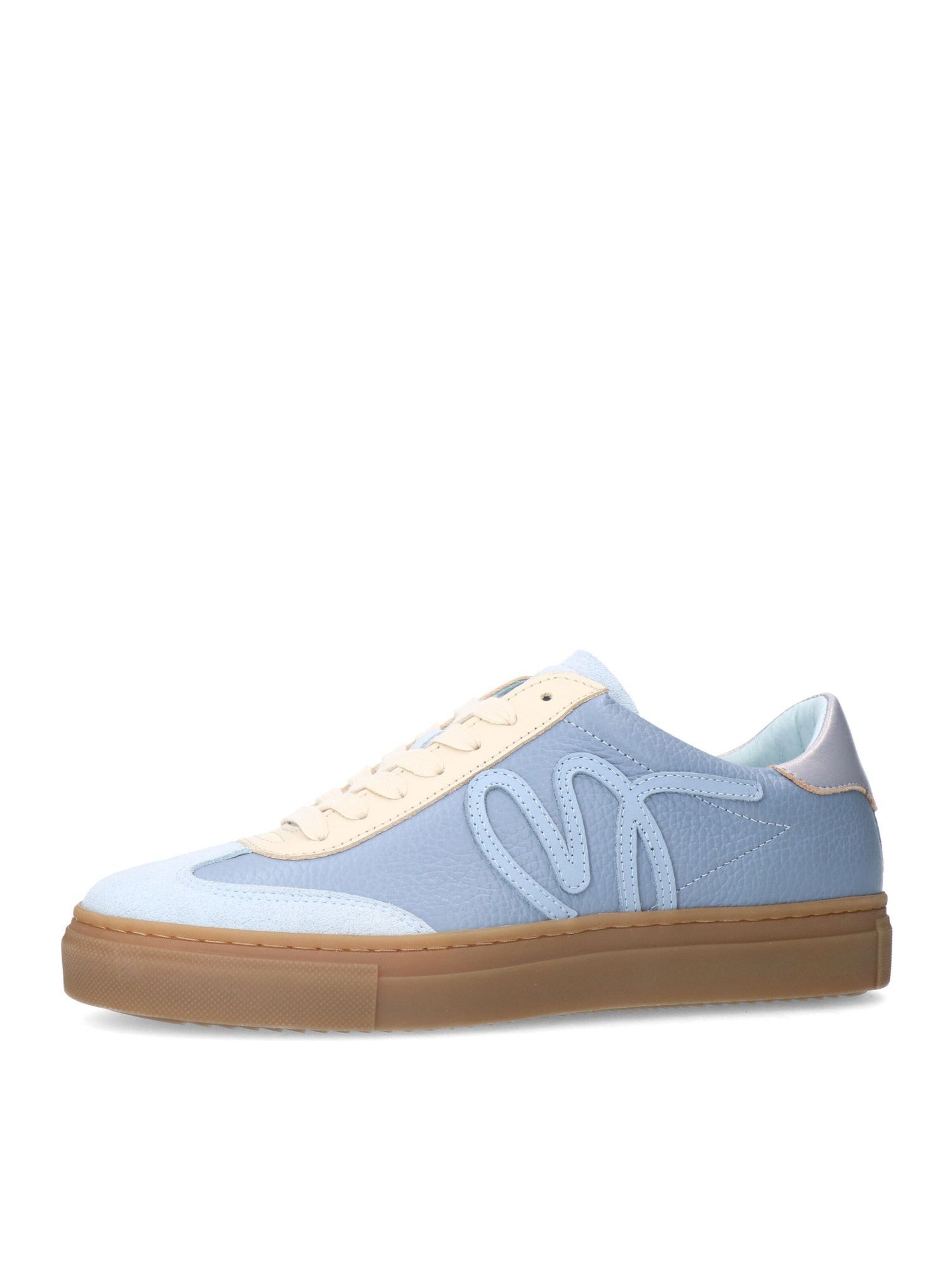 MANFIELD Sneakers laag in Blauw: voorkant