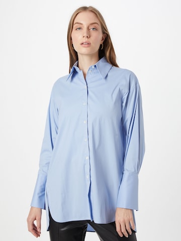 PATRIZIA PEPE - Blusa en azul: frente