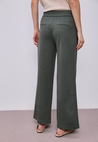 STREET ONE Wide leg Pants in Green