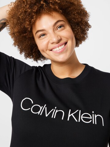 melns Calvin Klein Curve T-Krekls