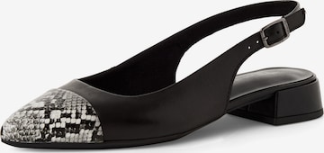 Ballerines Tamaris en noir : devant