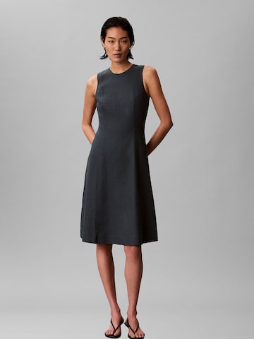 Calvin Klein Jeans Jurk in Grijs: voorkant