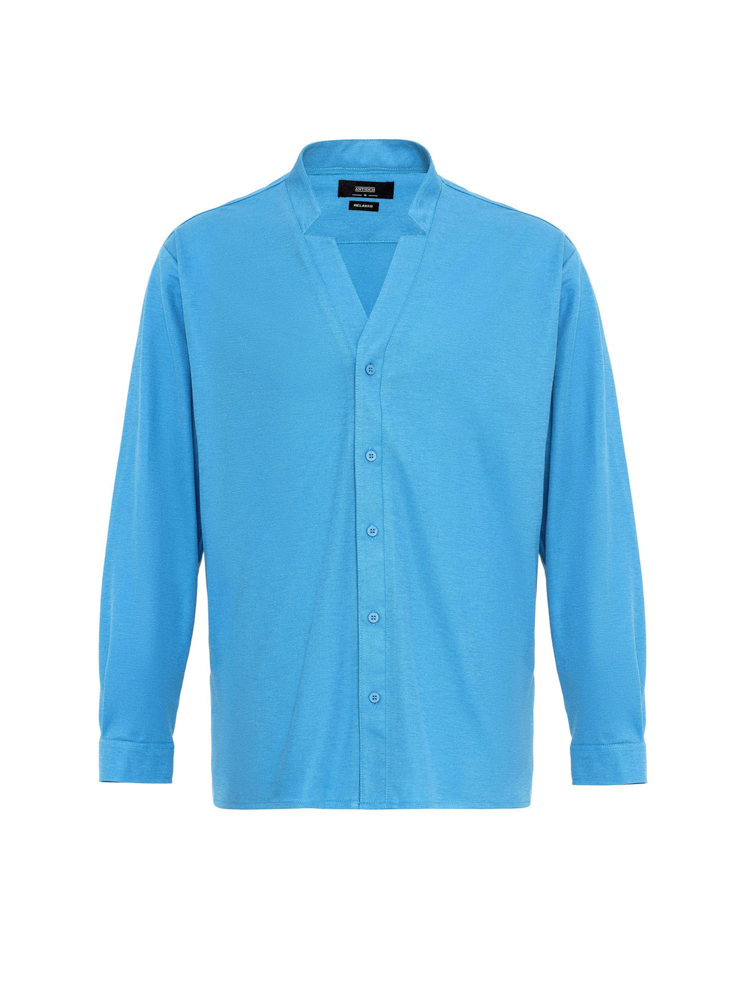 Antioch Regular fit Overhemd in Blauw: voorkant