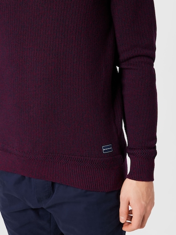 TOM TAILOR Sweater in Red