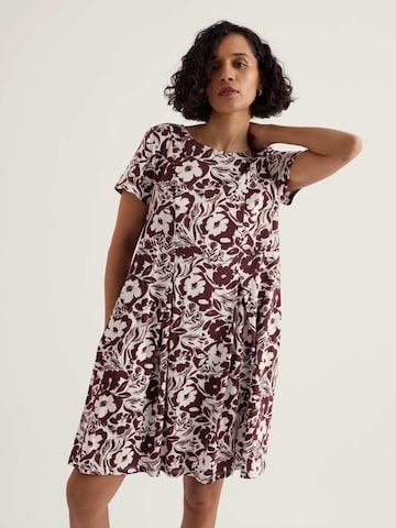 Seasalt Cornwall Jurk 'Witch Hazel' in Bruin: voorkant