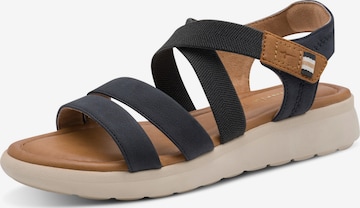 Tamaris Sandaler i blå: forside