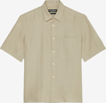 Coupe regular Chemise Marc O'Polo en beige : devant