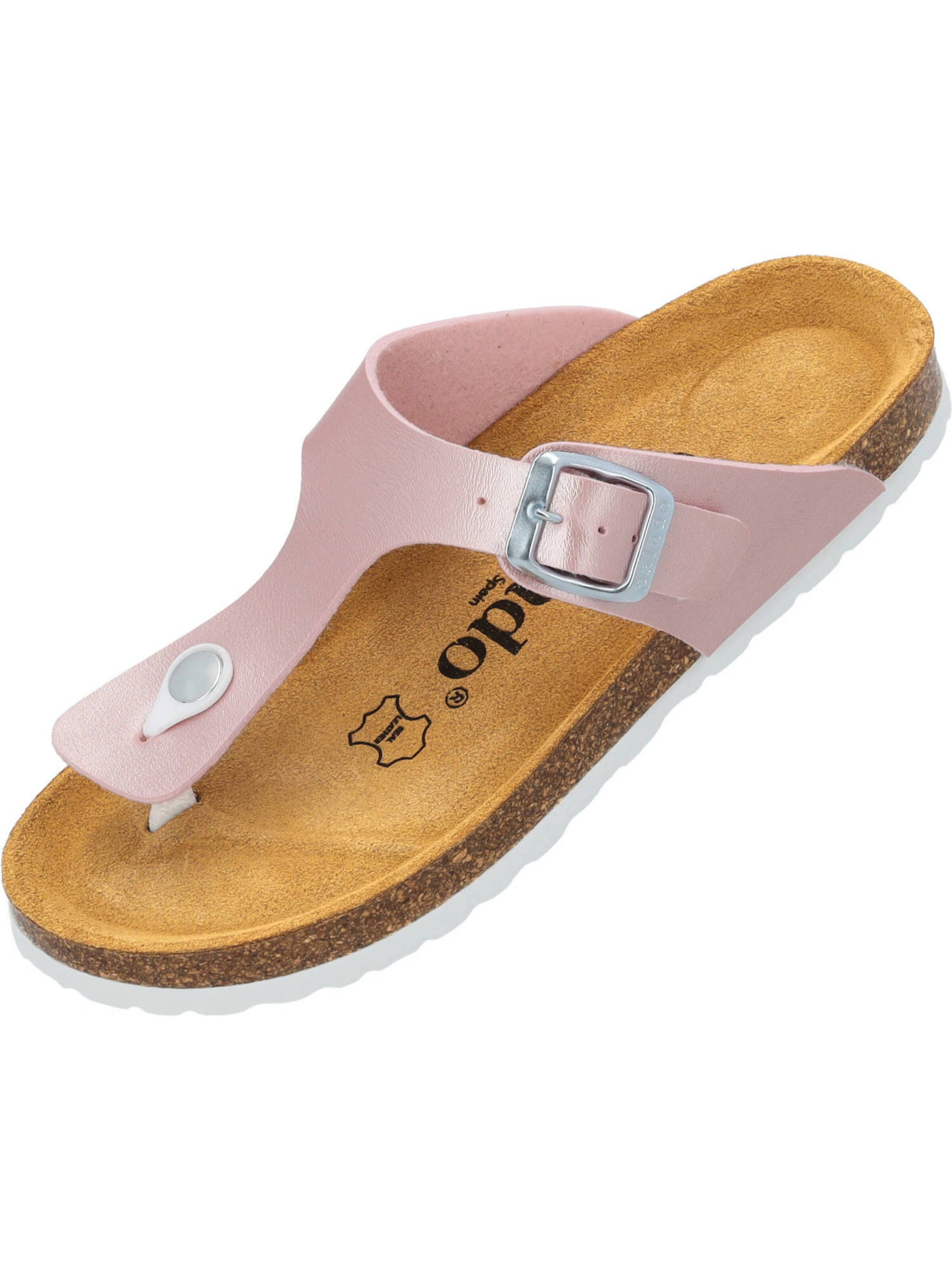 Chaussures ouvertes 'Kos' Palado en rose : devant