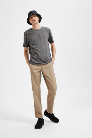 regular Pantaloni chino 'New Miles' di SELECTED HOMME in beige