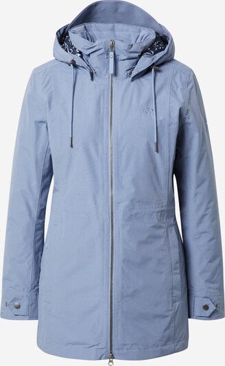 JACK WOLFSKIN Veste outdoor 'WILDWOOD' en bleu fumé, Vue avec produit