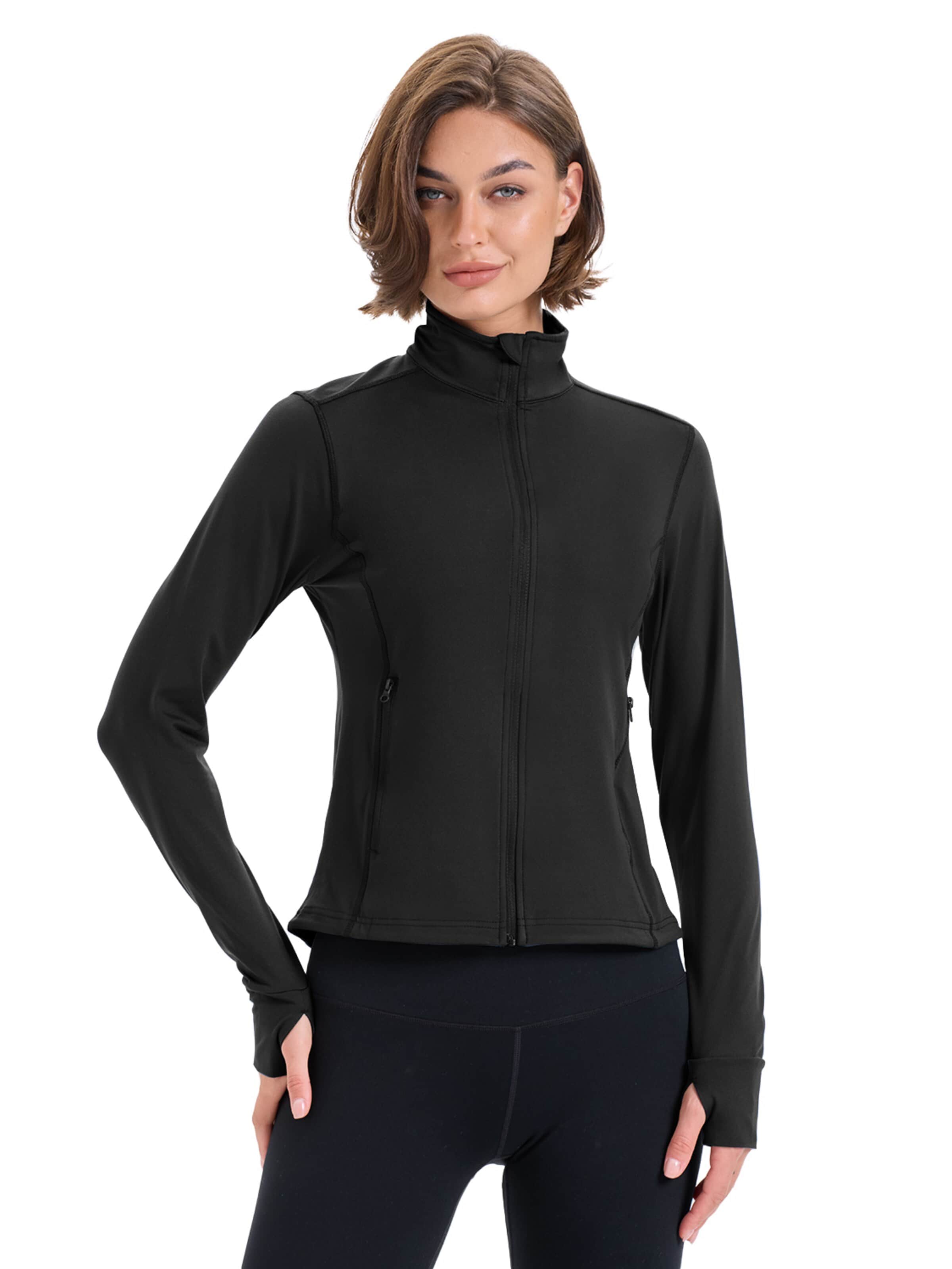 33,000ft Training Jacket '33,000ft Womens Running Jacket' in Black