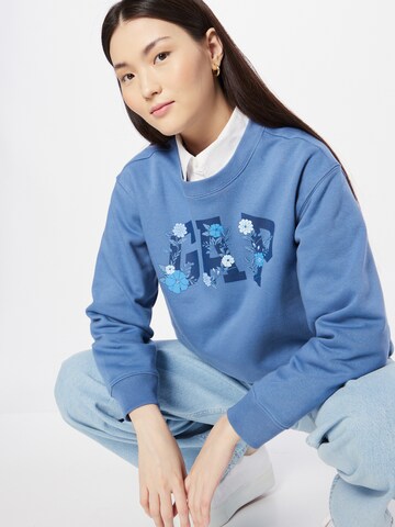 GAP Sweatshirt 'HERITAGE' in Blue