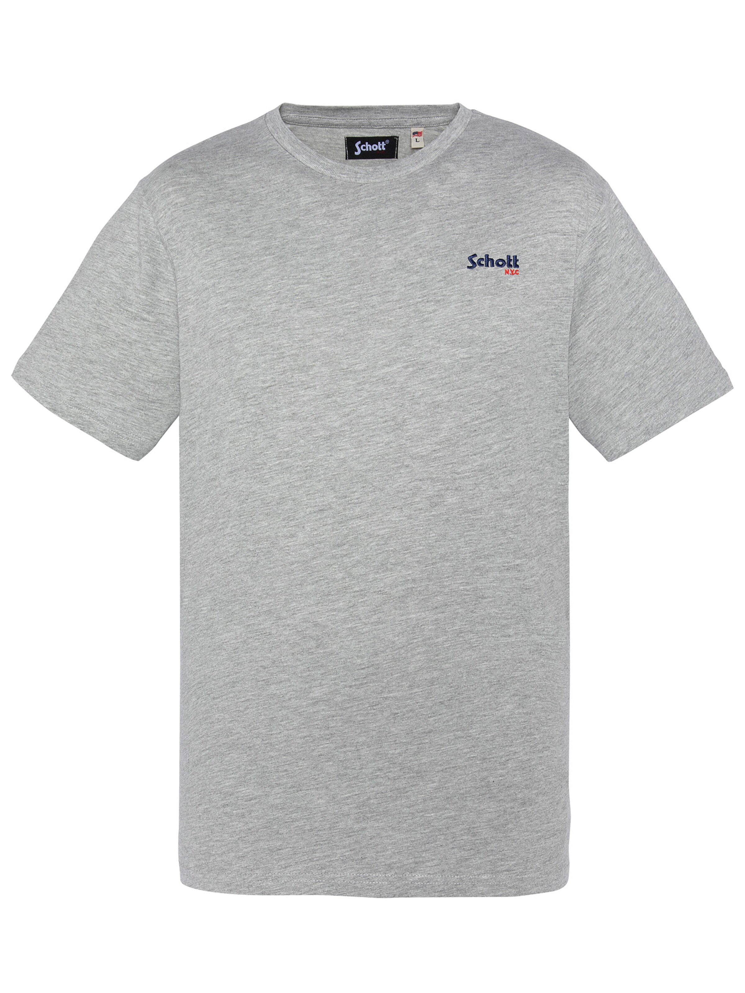 Schott NYC Shirt‌‌ in Grau: Vorderseite