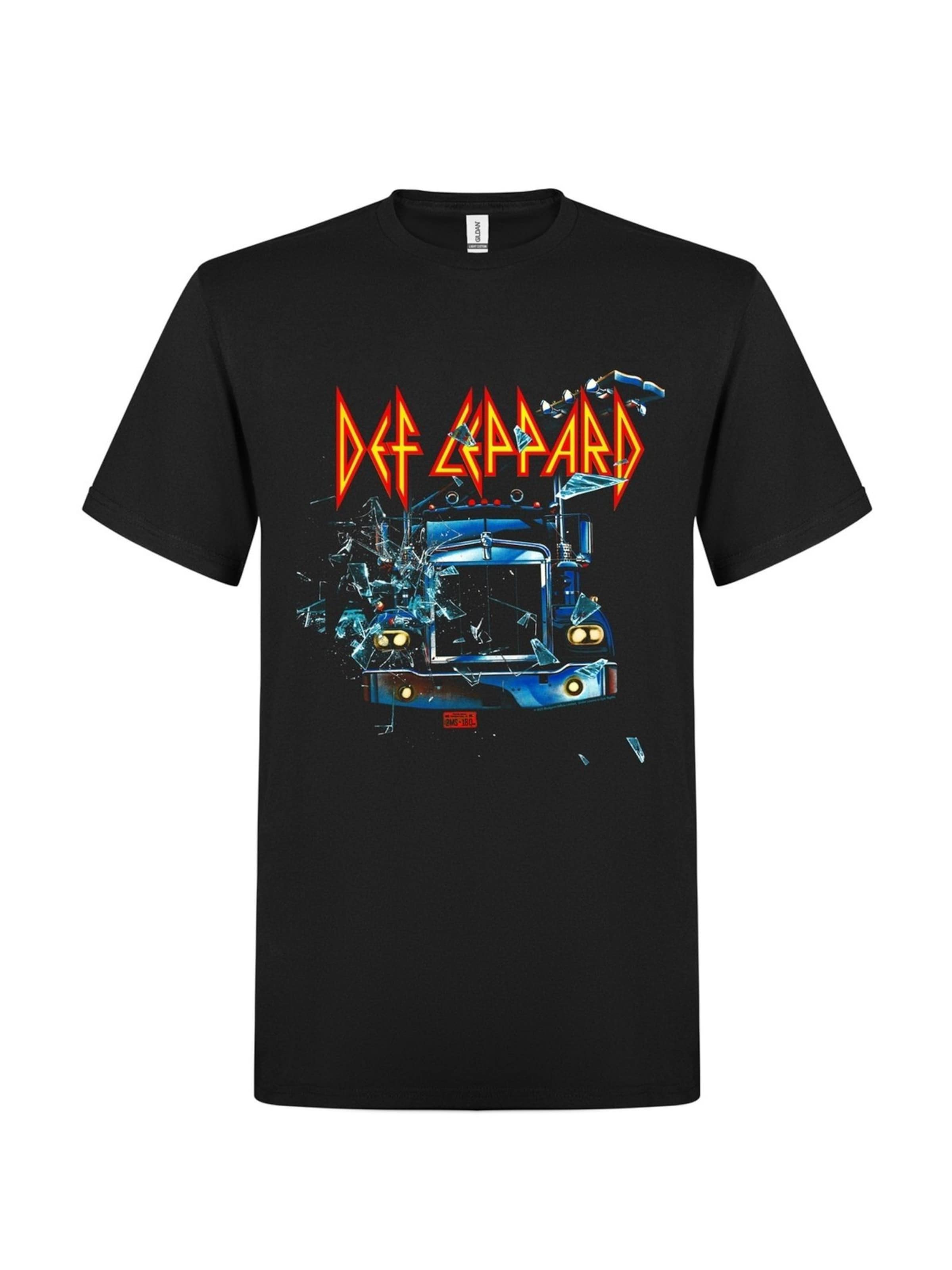 Def Leppard Shirt 'On through the night' in Black: front