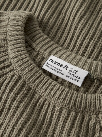 NAME IT Sweater 'NMMVOLLY' in Green